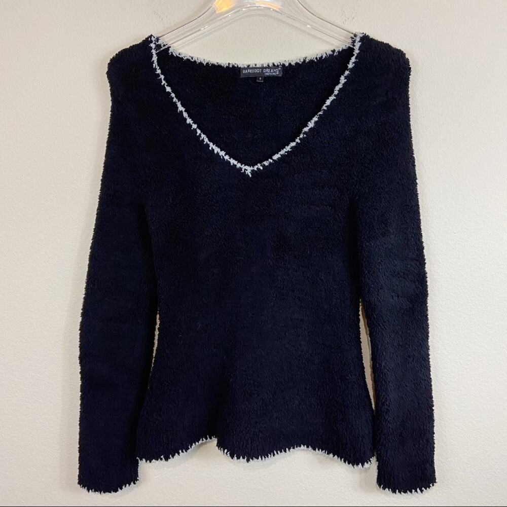 Barefoot Dreams | Pullover V Neck Sweater Sz S
